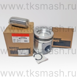 Артикул: 4309095, Поршень с кольцами (без стопорных колец и пальца) Cummins 6CT,QSC 8.3L d114.0  CUMMINS