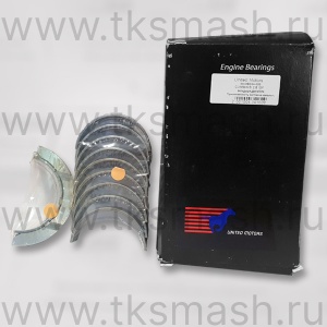 Артикул: 08-MBS04-000, Вкладыши коренные верхний/нижний + упорный STD Cummins ISF 2.8 Газель-Бизнес ГАЗ 3302 (к-т 10 шт) UM